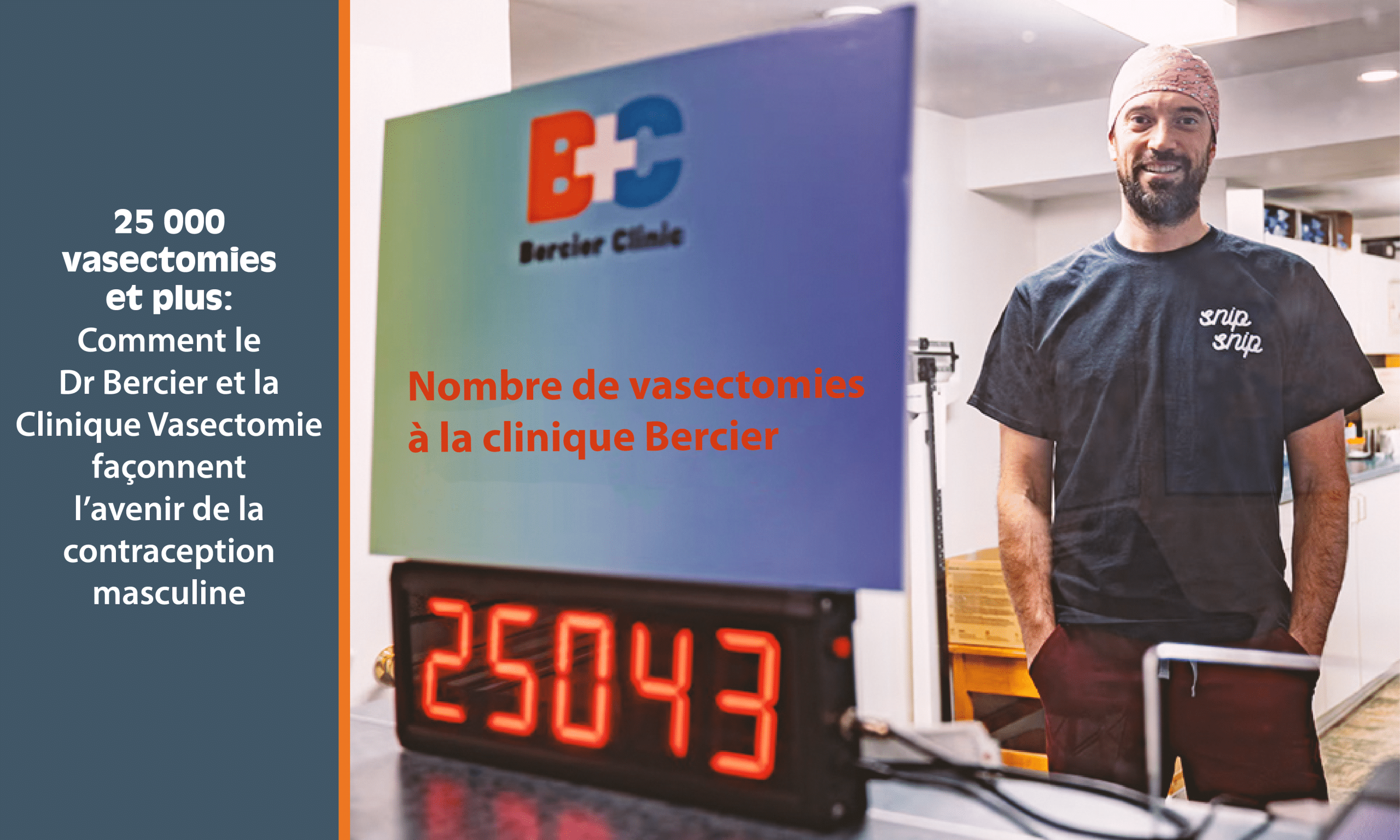 25 000 vasectomies et plus